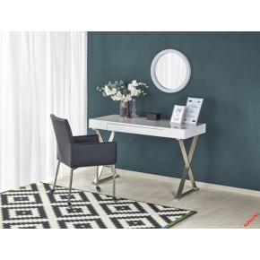 Стол компьютерный HALMAR B31 белый/хром